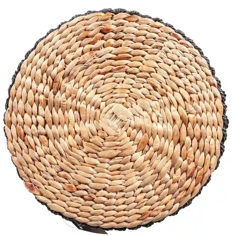 Lily Woven Seagrass And Water Hyacinth Accent Table by East at Main