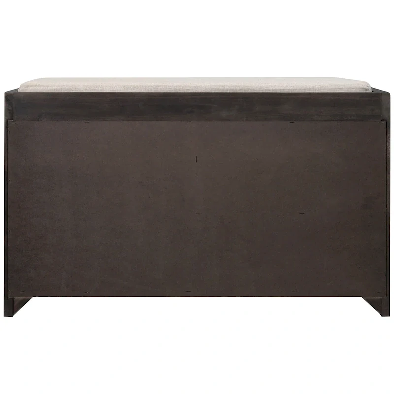 Fully Assembled Shoe Bench with Removable Cushion