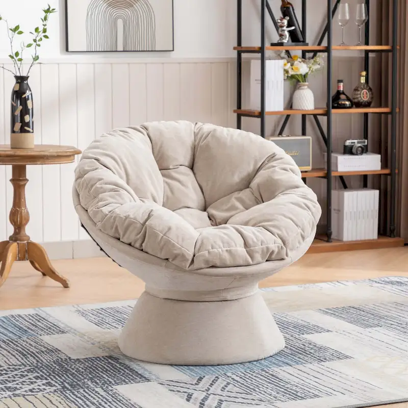 Oversized 360 Swivel Accent Chair for Living Room Bedroom