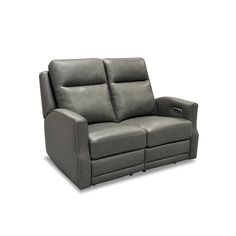 Maxwellton Cedar Power Reclining Loveseat with Power Headrests and Lumbar by Flexsteel - 56