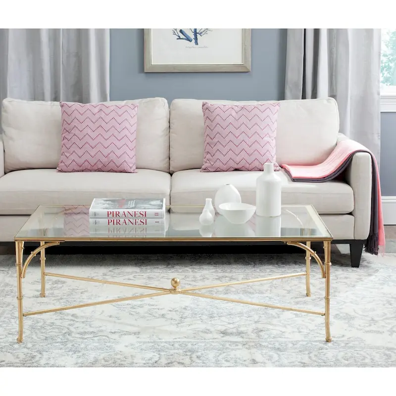 Telke Gold Coffee Table - 50 x 26 x 18 - 50Wx26Dx18H
