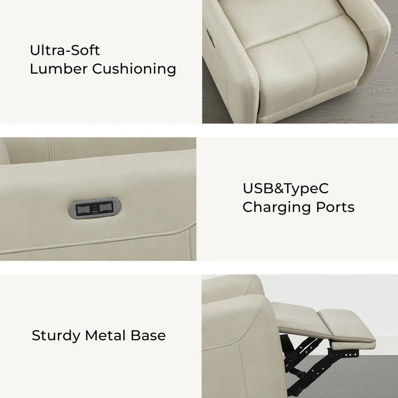 Adalyn Power Swivel Glider Recliner with Lumbar Pillow