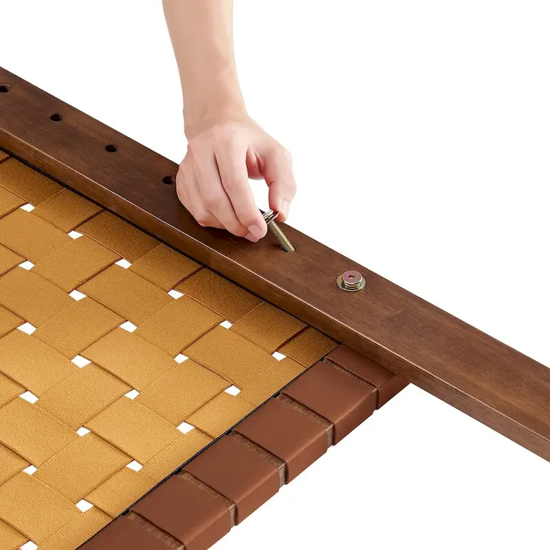 Sparta Twin/Full/Queen/King Vegan Leather Weave Headboard