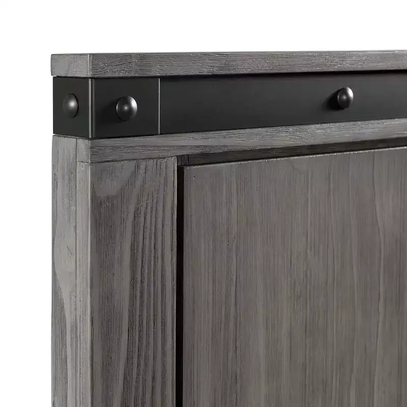 6pc King Montauk Panel Bedroom Set Gray - Picket House Furnishings: Includes Dresser, Chest & Nightstand