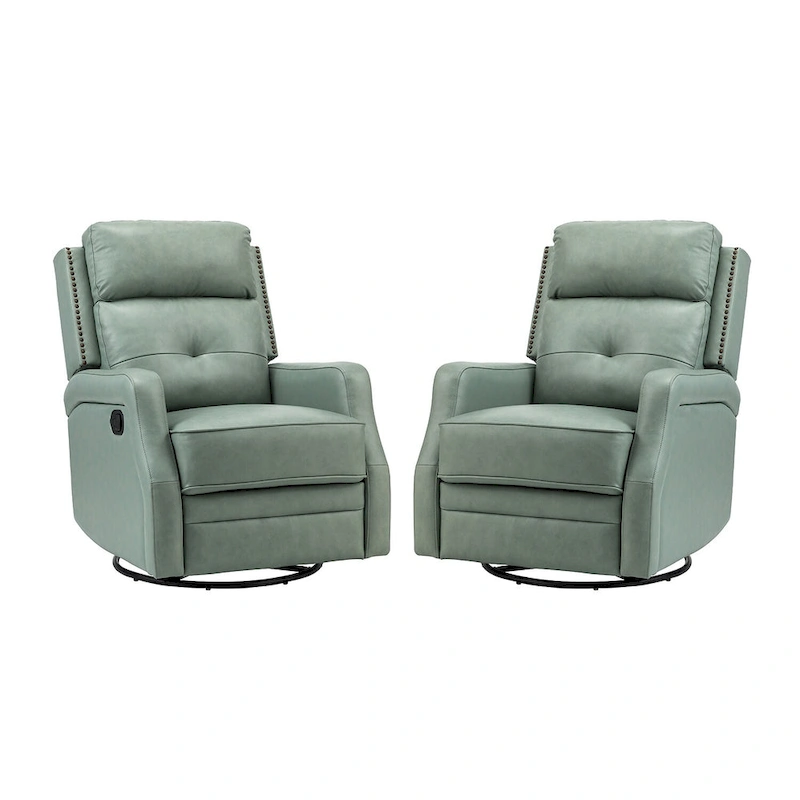 Beatriz Living Room Recliner Set Of 2 with Metal Base