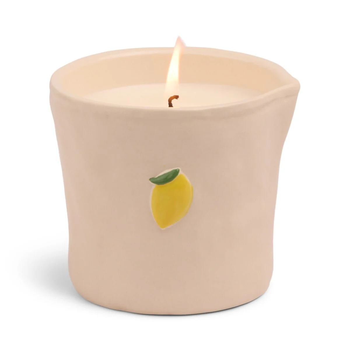 Paddywax Bistro Lemon Embossed Ceramic Candle - Meyer Lemon  8oz/226g