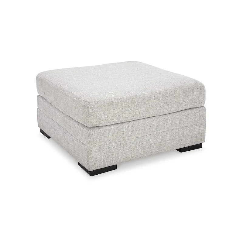 Koralynn Off White Oversized Accent Ottoman