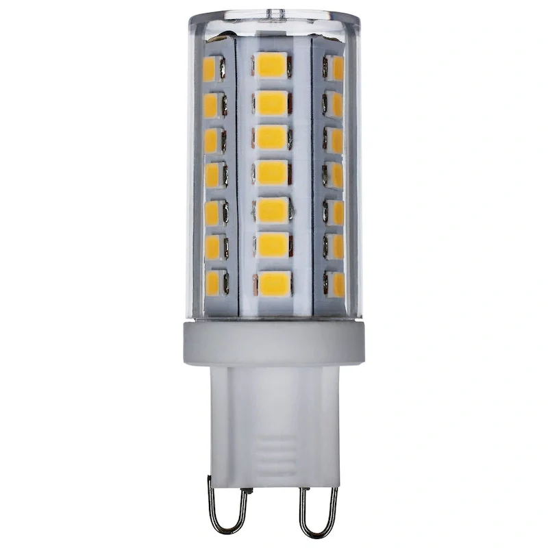 5 Watt G9 LED - Clear - 5000K - T4 Shape - 120 Volt