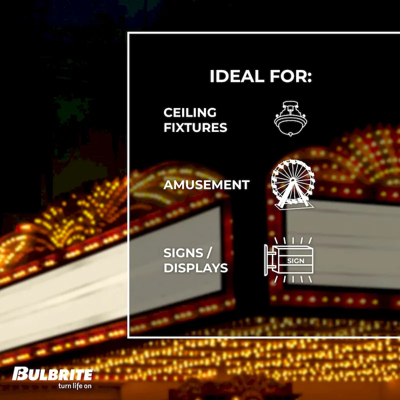 Bulbrite Pack of (25) 11 Watt Dimmable S14 Incandescent Light Bulbs with Medium (E26) Base