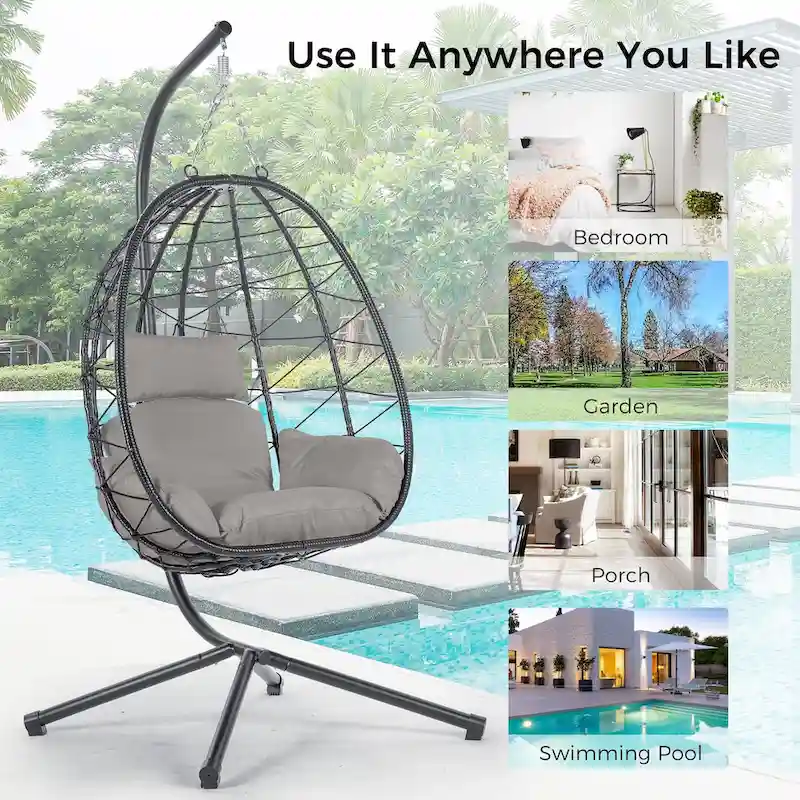 Waterproof Wicker Swing Chair