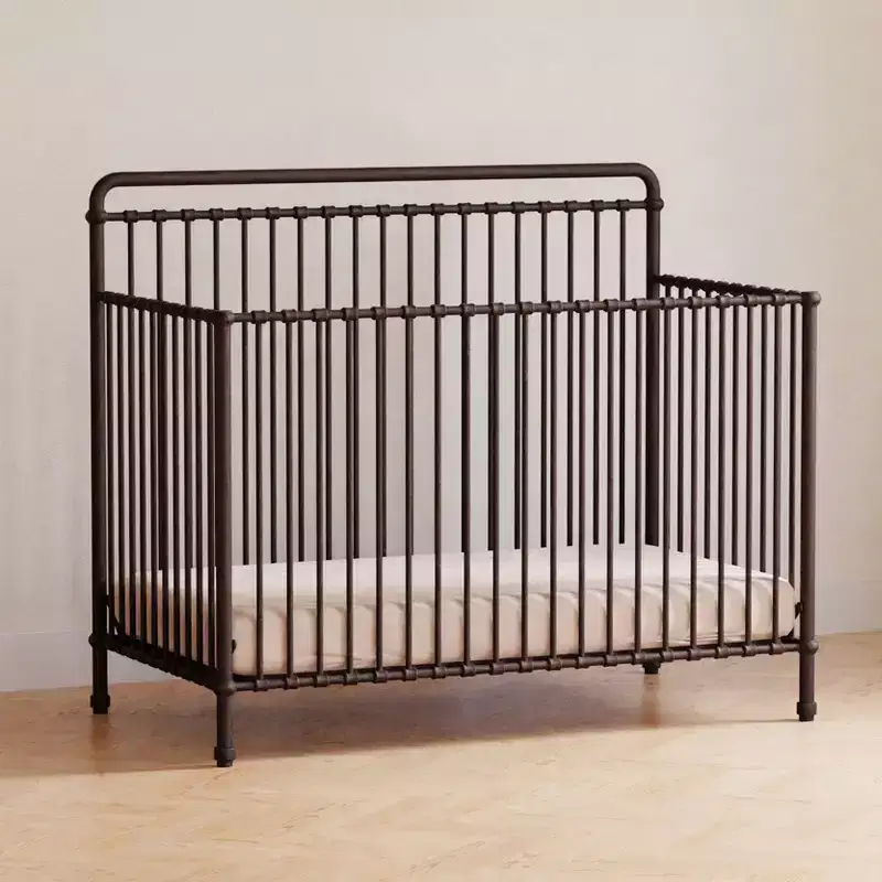 4-in-1 Convertible Metal Crib