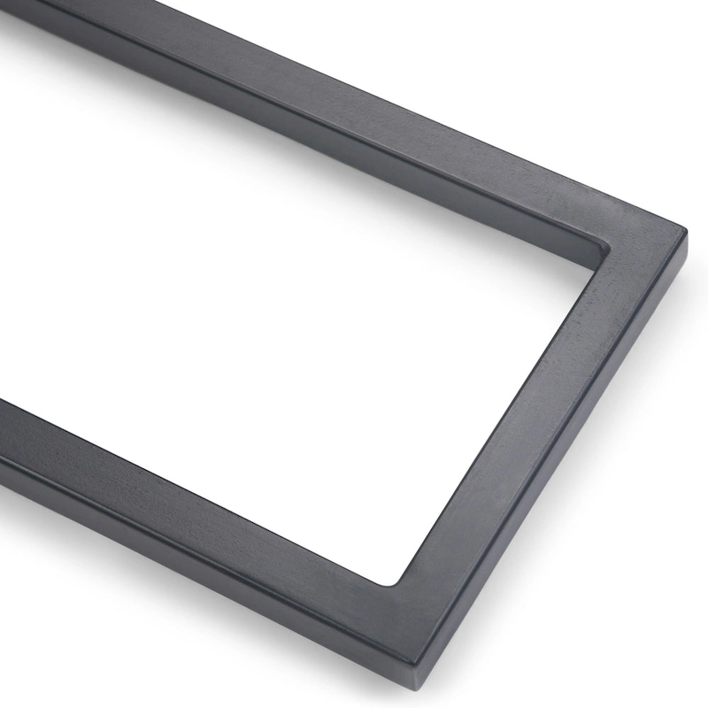 WYNDENHALL Rhonda 18 inch Wide Solid Metal Industrial C Side Table - 18 W x 10 D x 24 H