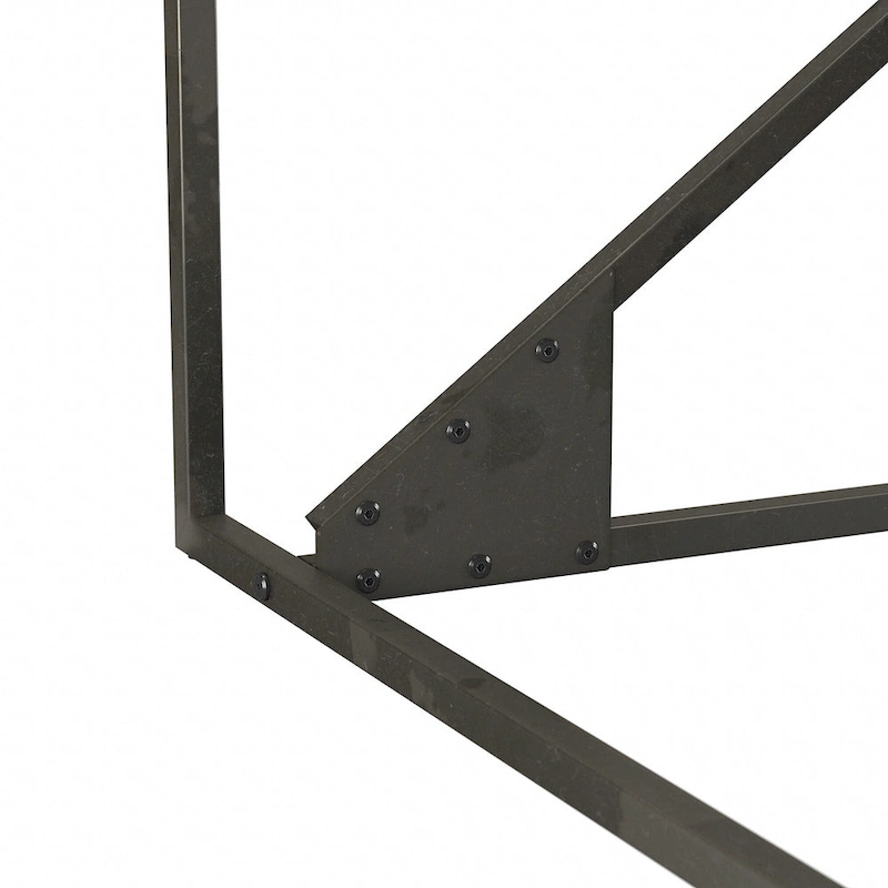 Bush Furniture Refinery 62W L Shaped Industrial Office Desk