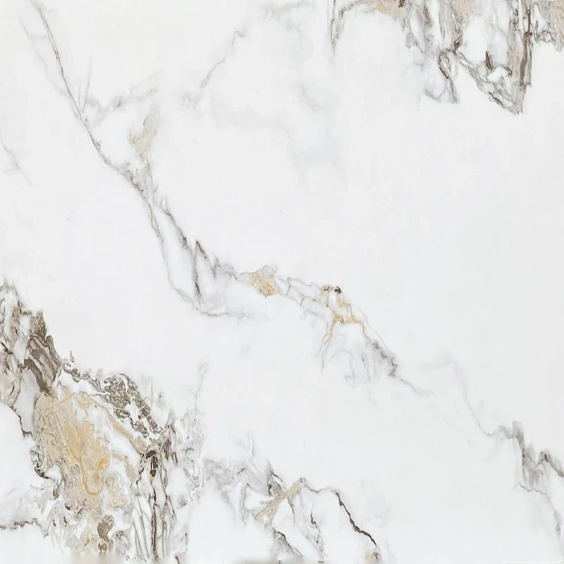 Stylish 70-Inch TV Stand with Marble-Printed Top - 70 in Width