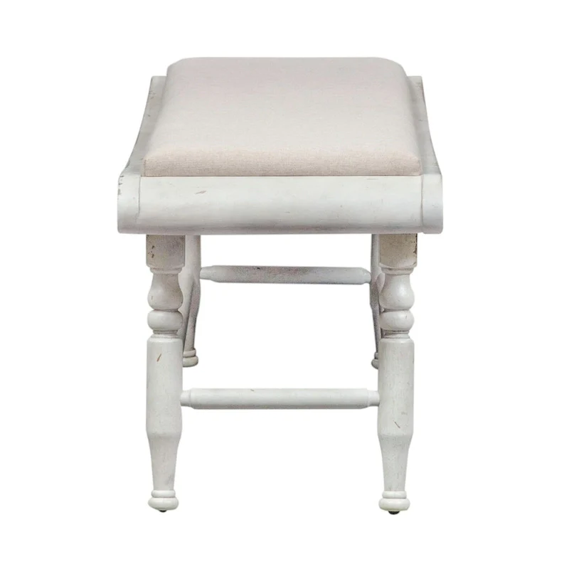 Whitney Antique Linen Bench