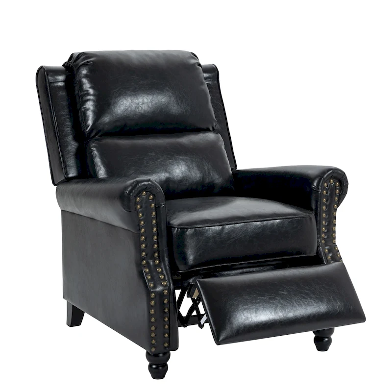 Modern Padded Seat Recliner Chair with PU Leather