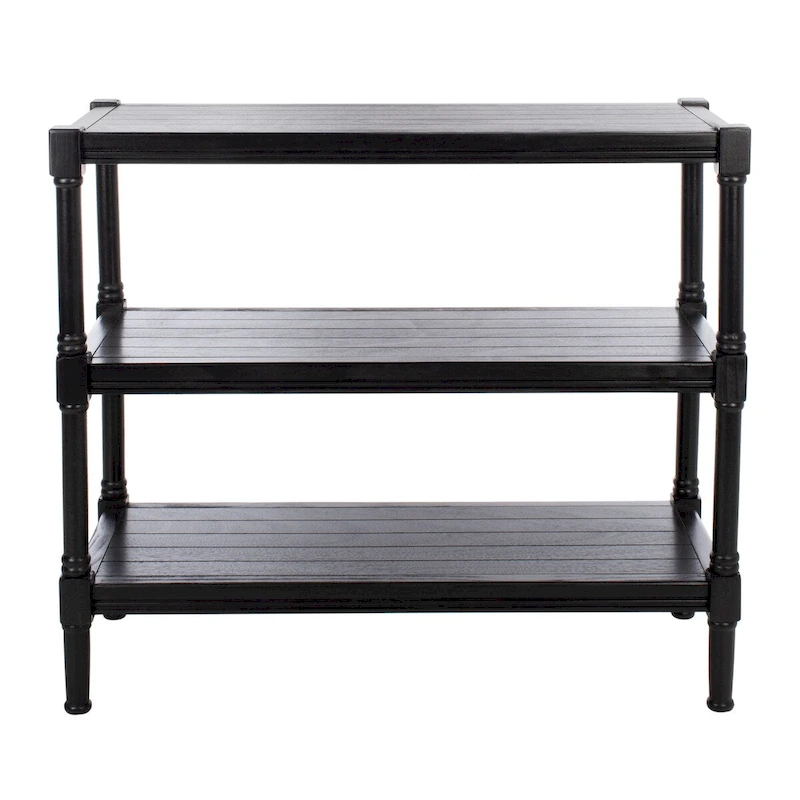 SAFAVIEH Olevia 3-Shelf Console Table - 33.8 W x 13.8 L x 29.5 H - 34Wx14Dx30H