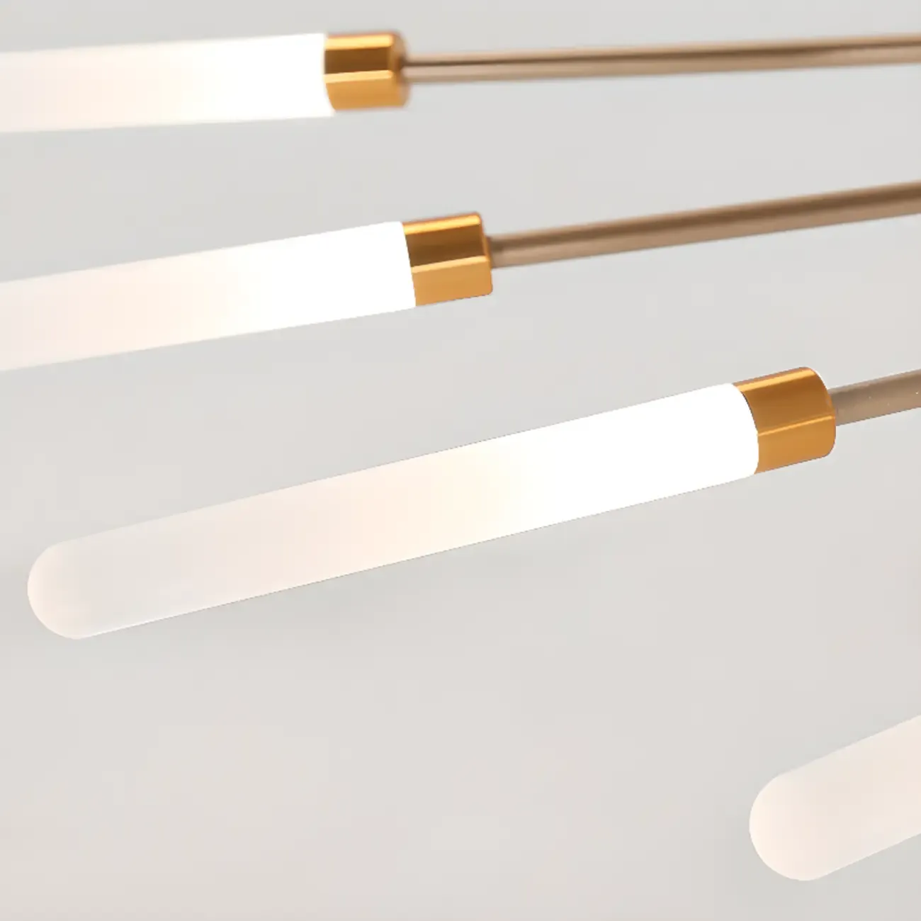 Modern Gold Sunburst LED Flush Mount Ceiling Light