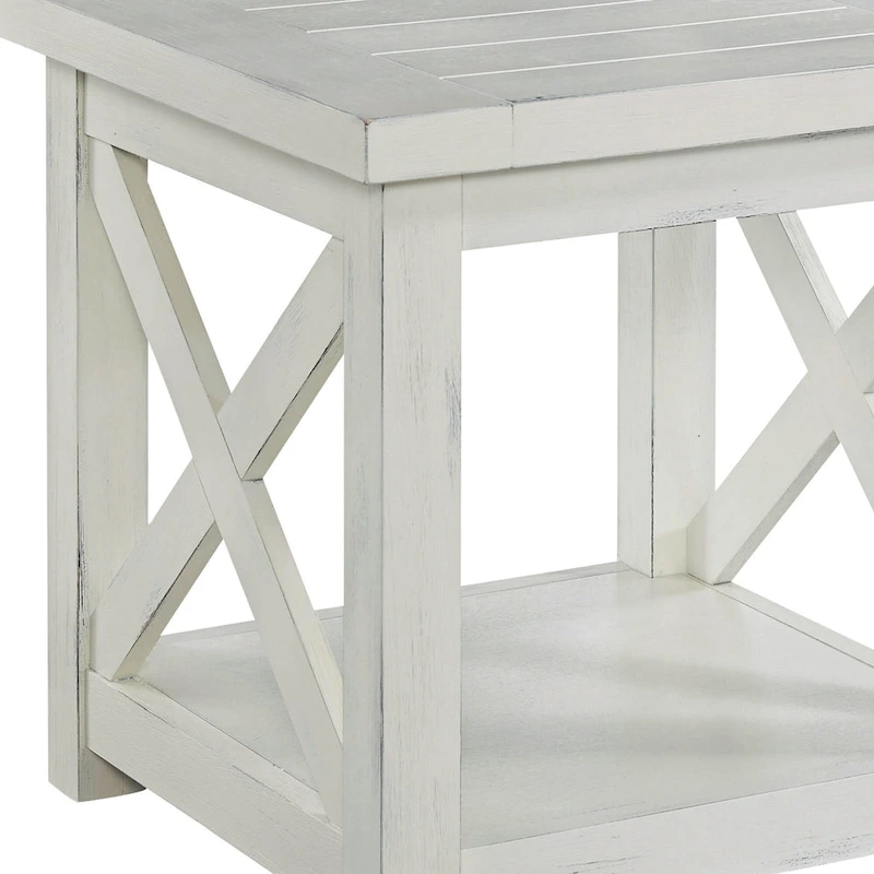 Seaside Lodge Off-White End Table
