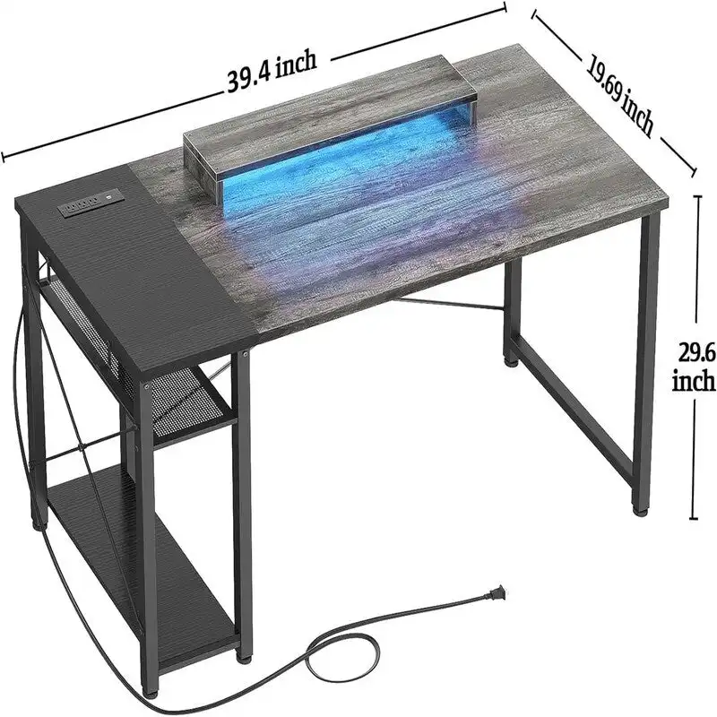 39.4 Gaming Desk with LED