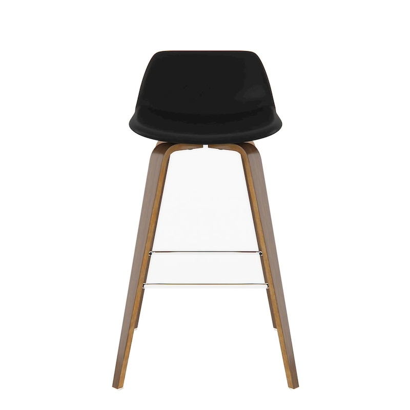 WYNDENHALL Cacey Mid Century Modern Bentwood Counter Height Stool (Set of 2) - 20.7 x 21.1 x 36.6