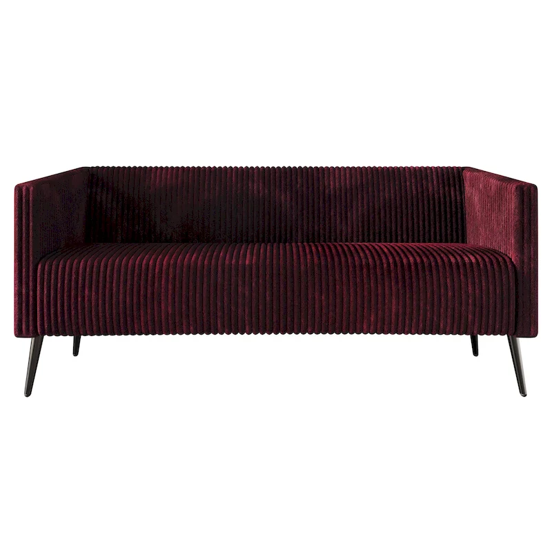 CraftPorch Corduroy Modern and Glamorous Velvet Upholstered Sofa
