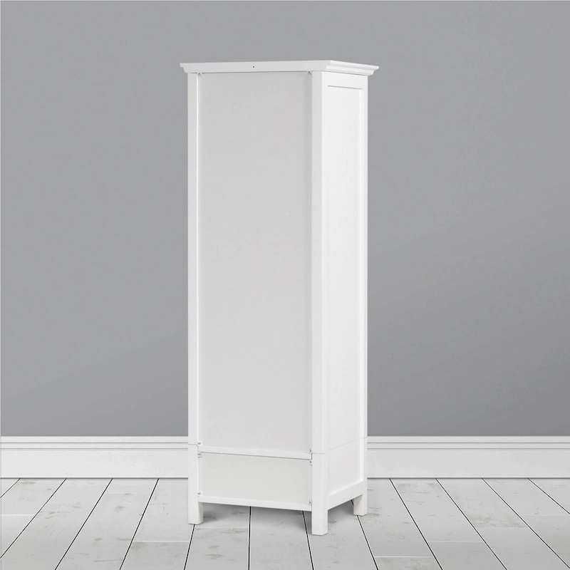 Teamson Home Delaney Freestanding Linen Cabinet with Drawer