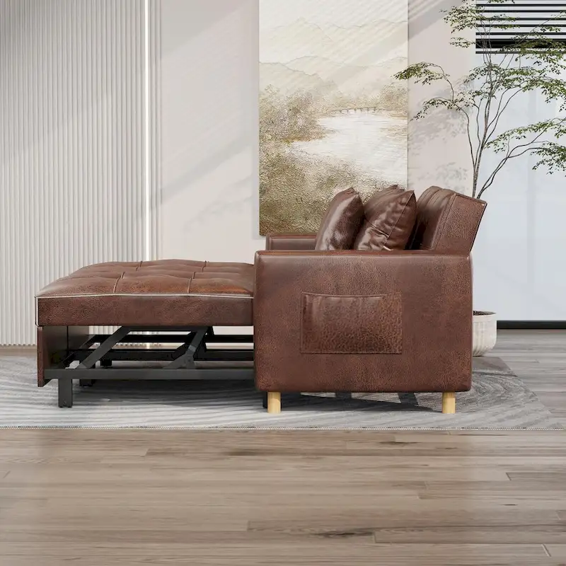 AECOJOY 3-in-1 Sofa Bed Double Sleeper Chair Bed