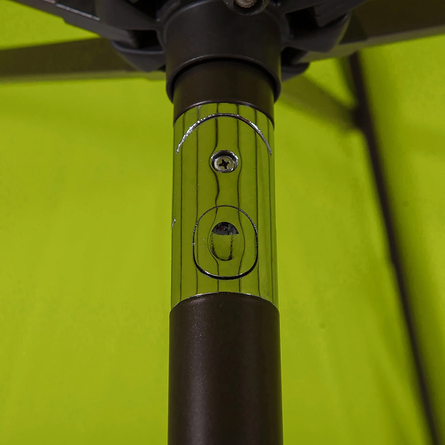 Lopes 9-foot Patio Umbrella with Bronze Finish Base Weight Stand Included