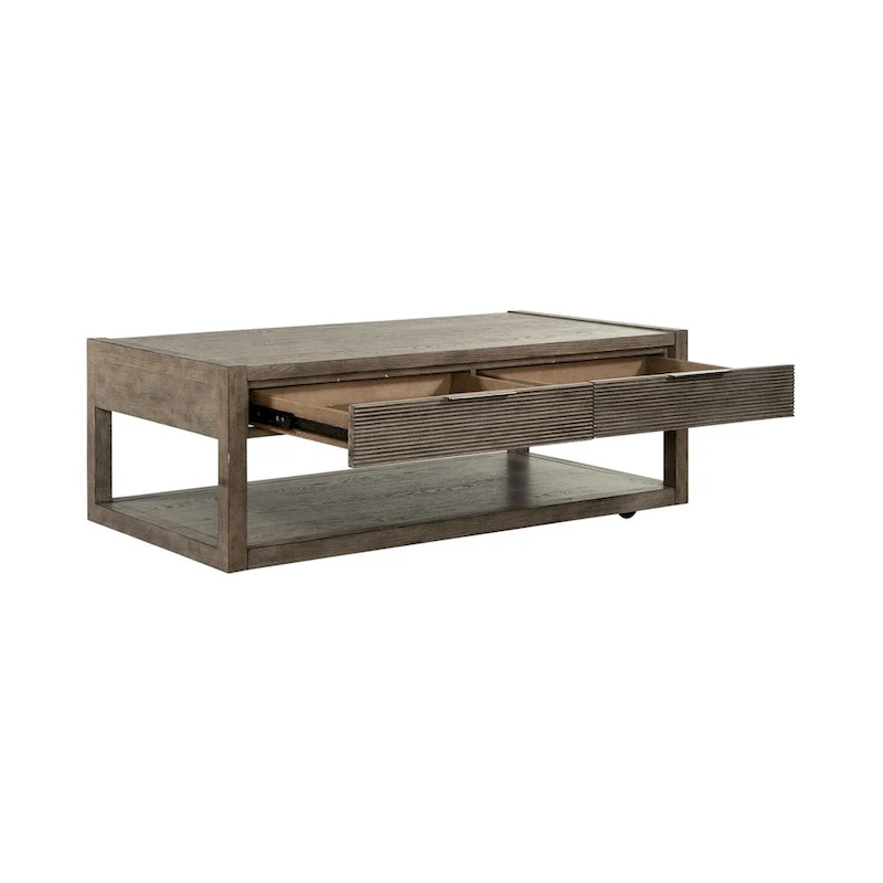 Bartlett Field Dusty Taupe Cocktail Table
