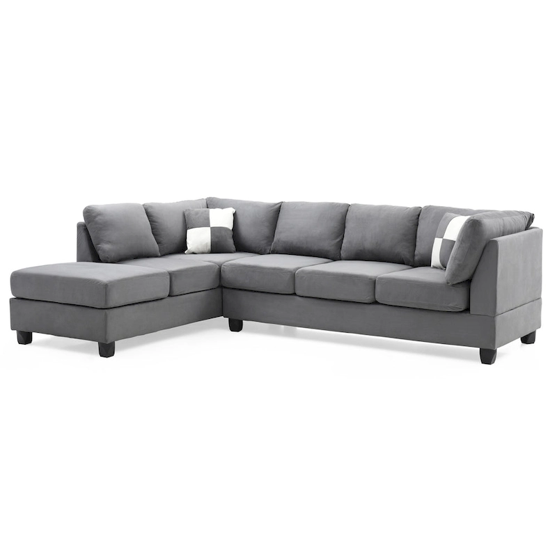 Gallant Microsuede Sectional Sofa