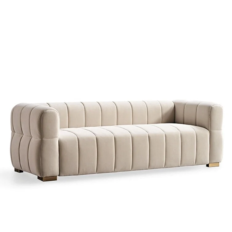 Carlan 89 Velvet Tuxedo Arm Sofa