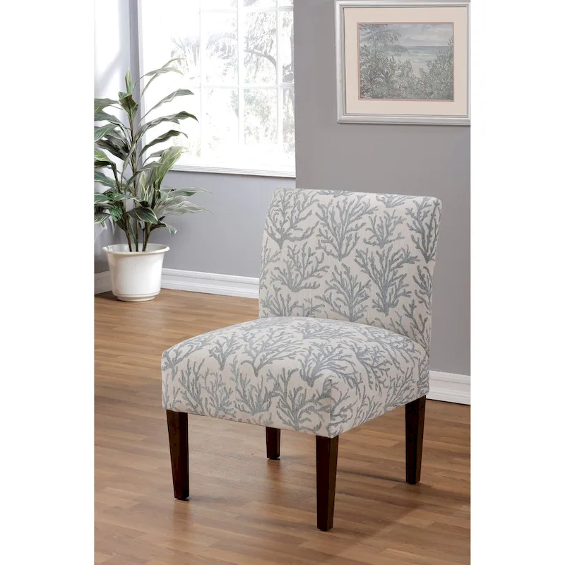 Armless Slipper Chair – Multiple Colors, Polyester, Single Seat