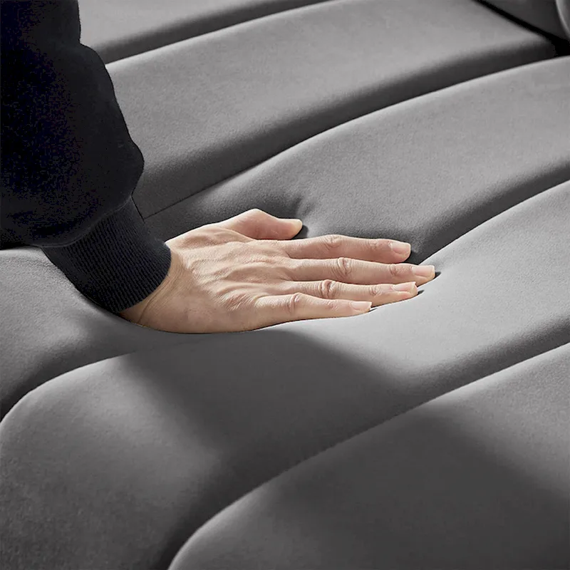 Ouyessir Upholstered Loveseat, Tufted Back Couch, Accent Armchair with 2 Pillows