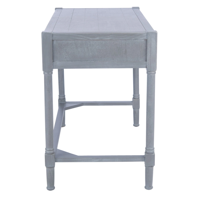 SAFAVIEH Zennure White Washed Grey Writing Desk
