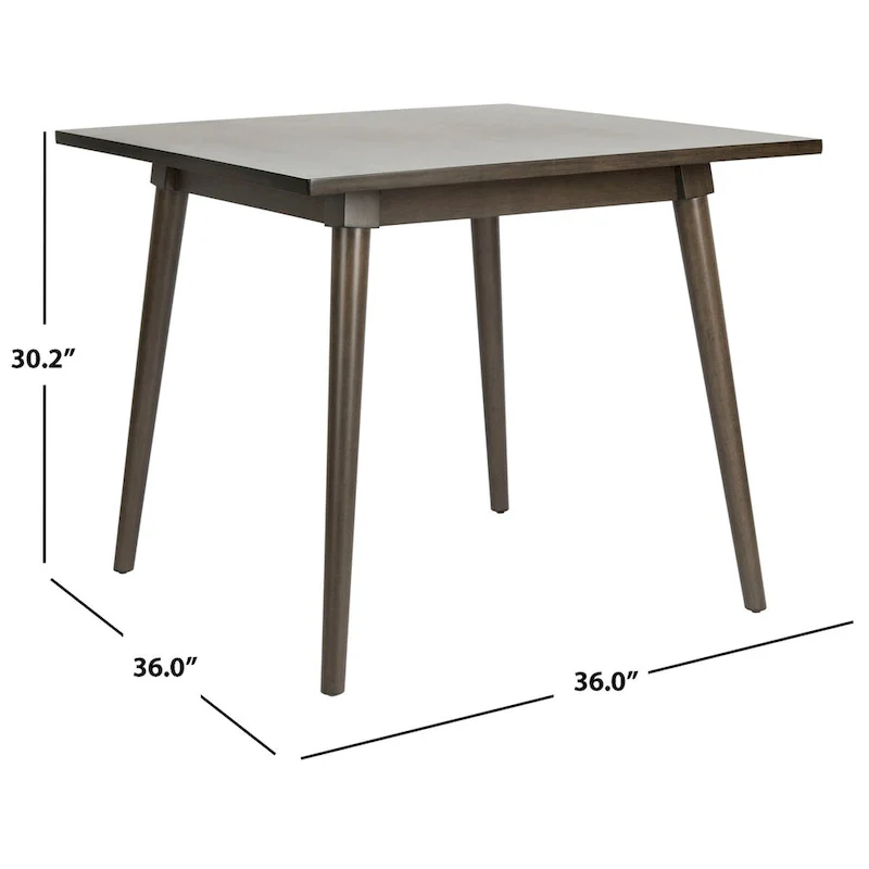 SAFAVIEH Marlisa Square Dining Table - 36 x 36 x 30.3 - 36Wx36Dx30H