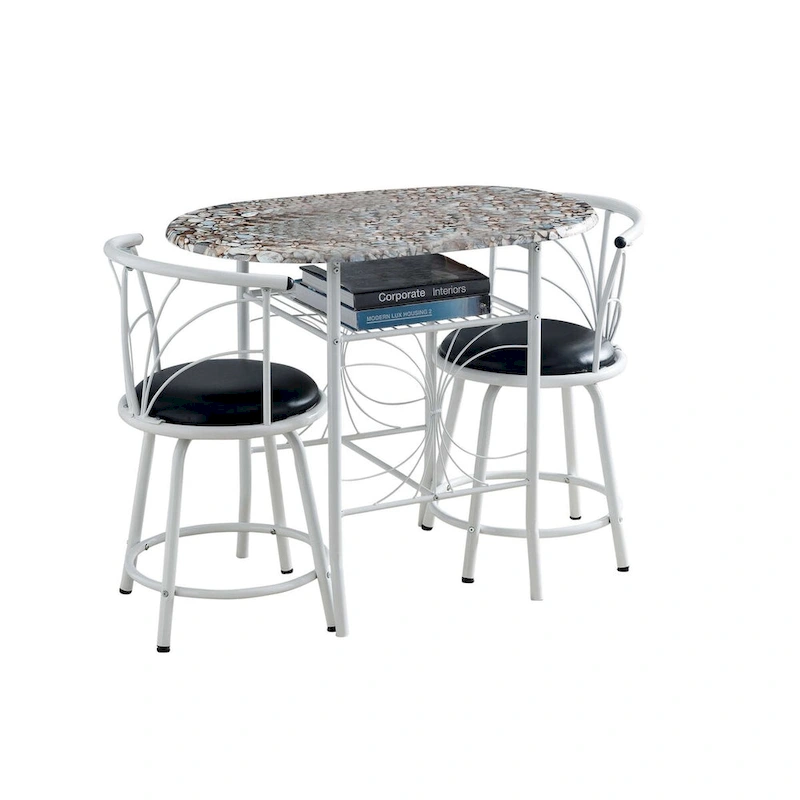 Volmer 3 Piece Dining Set