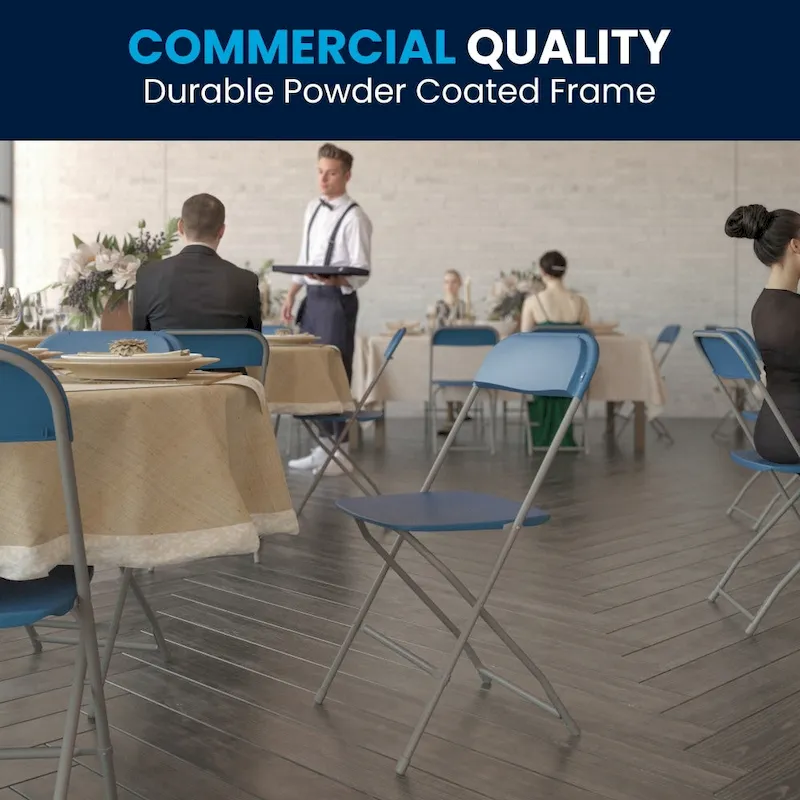 Plastic Folding Chair - 650LB Weight Capacity - Event Chair