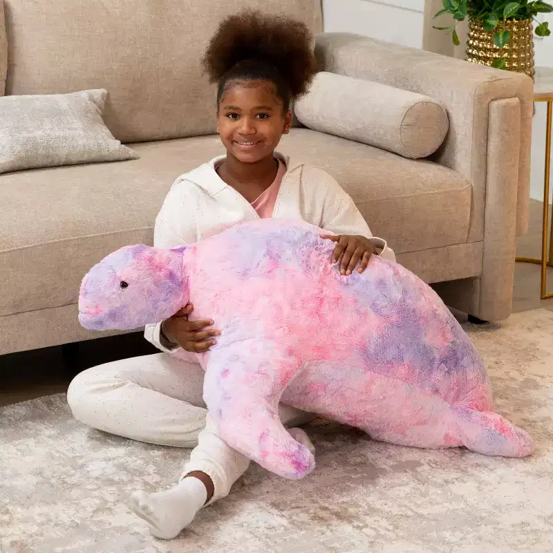 Faux Fur Turtle Kids Bean Bag Seat – Large, Seats up to 2 (Multiple Colors)