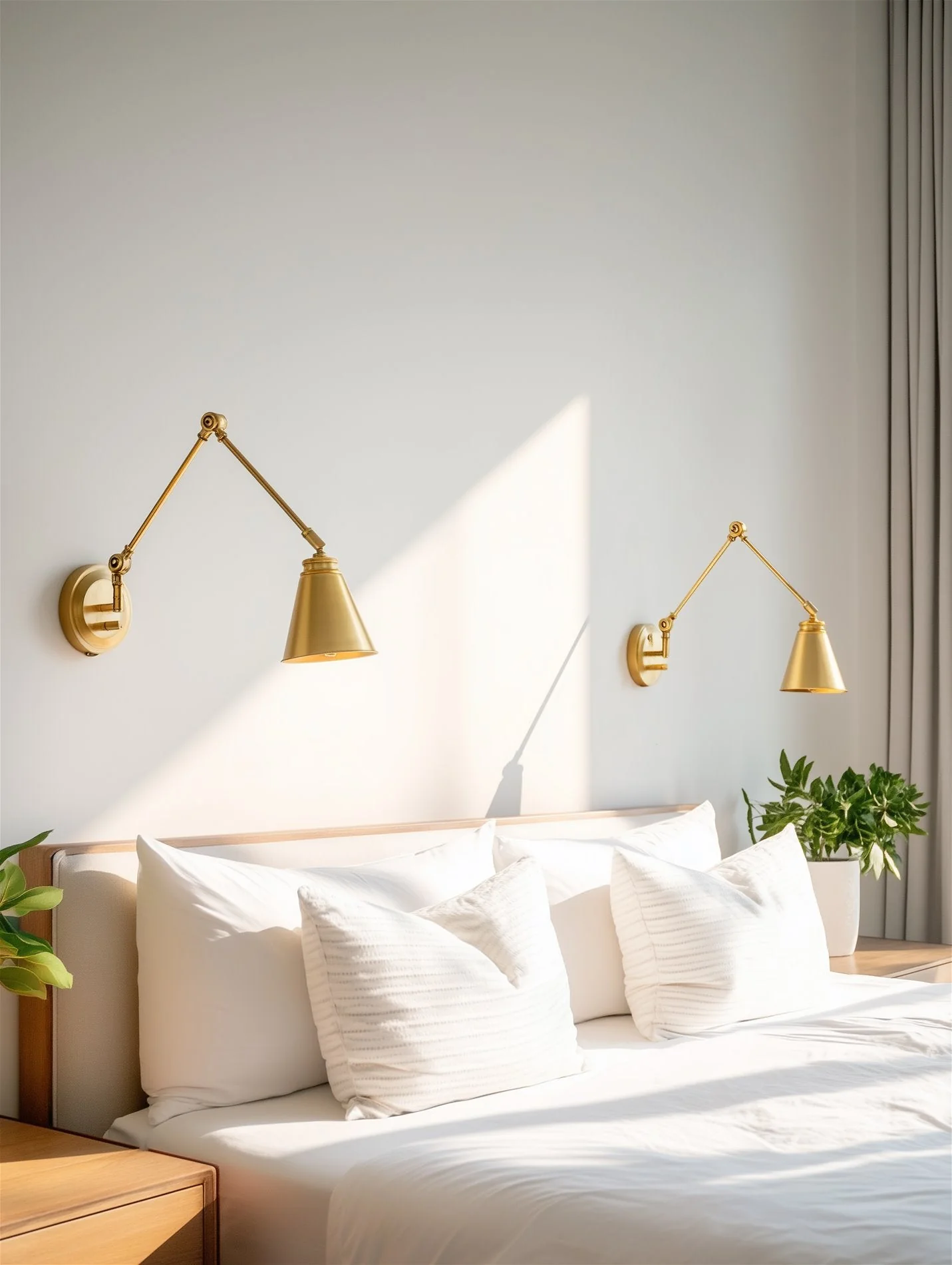 Ellis 18 Vintage Industrial Swing Arm Wall Lamp, 2-Pack