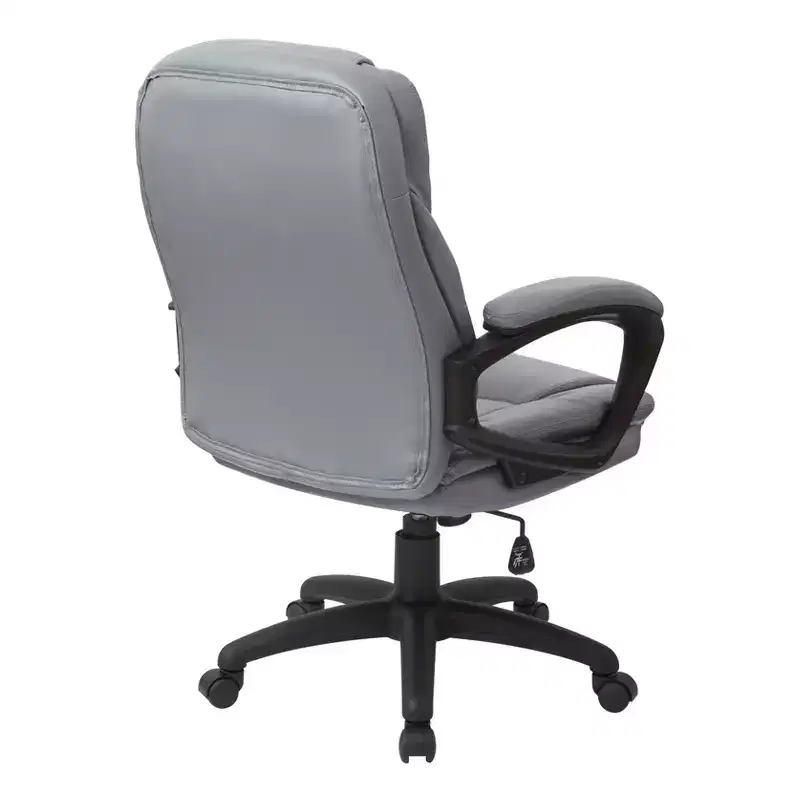 Faux Leather Managers Chair with Padded Arms - OSP Home Furnishings