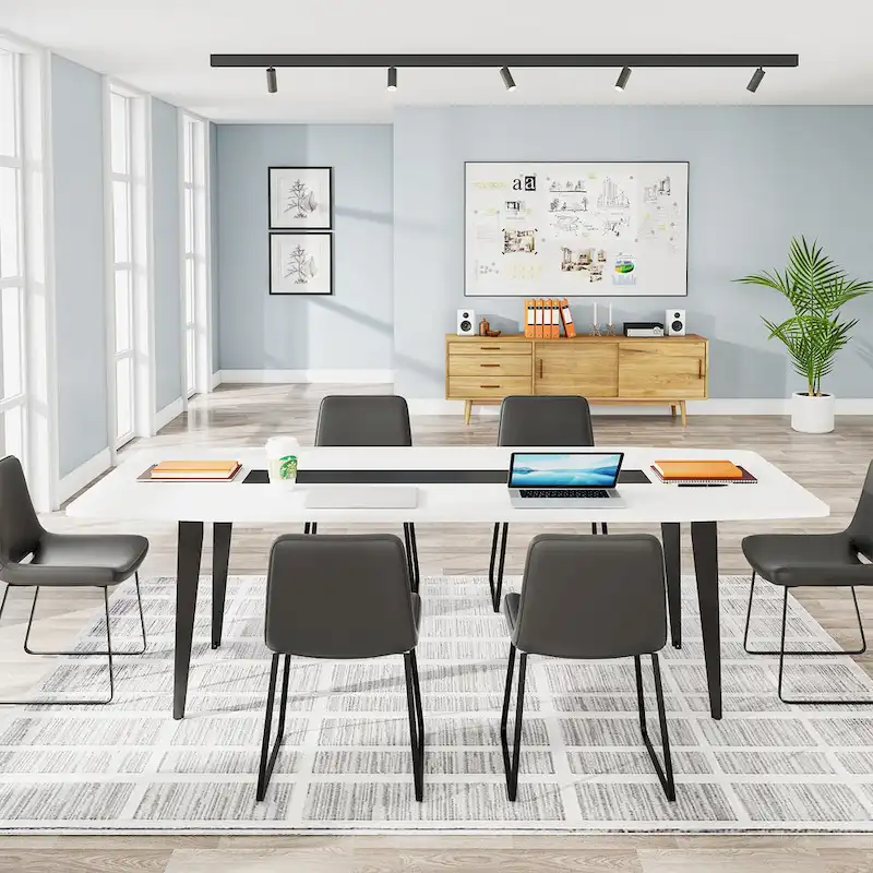 6FT Conference Table, Boat Shaped Meeting Table