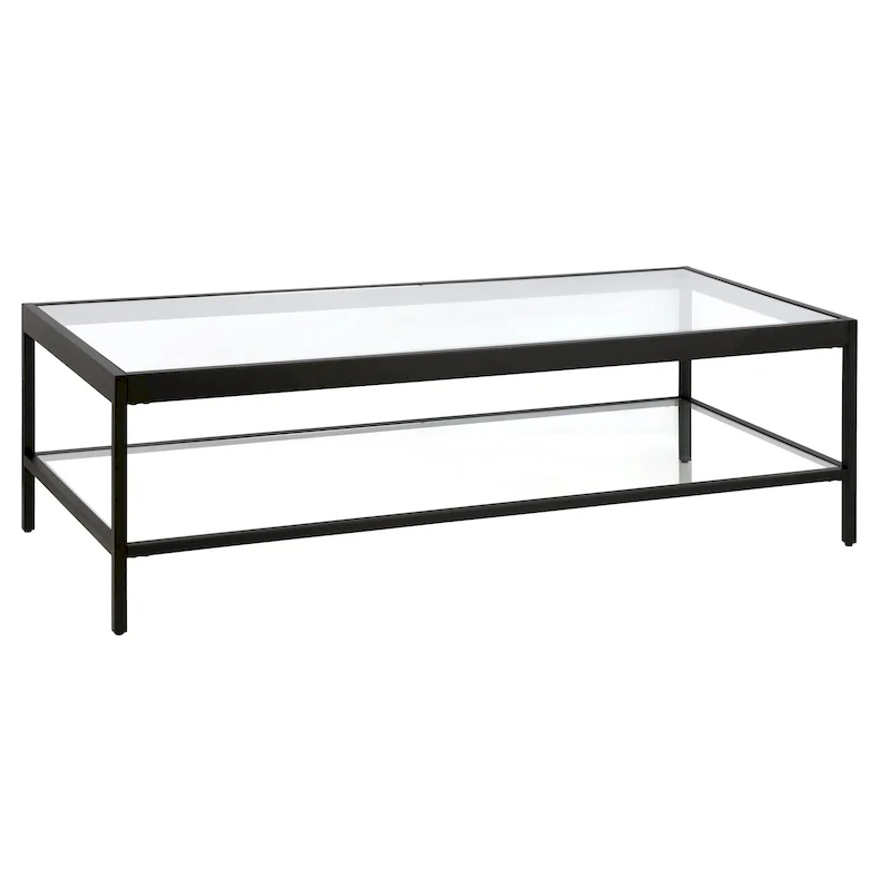 Metal and Glass Coffee Table