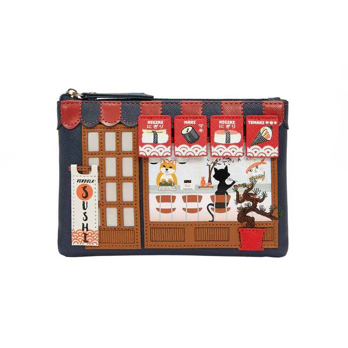 Vendula Sushi - Blue Edition Zipper Coin Purse