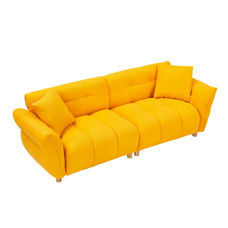 Upholstered 3-seater Sofa with Matching Pillows