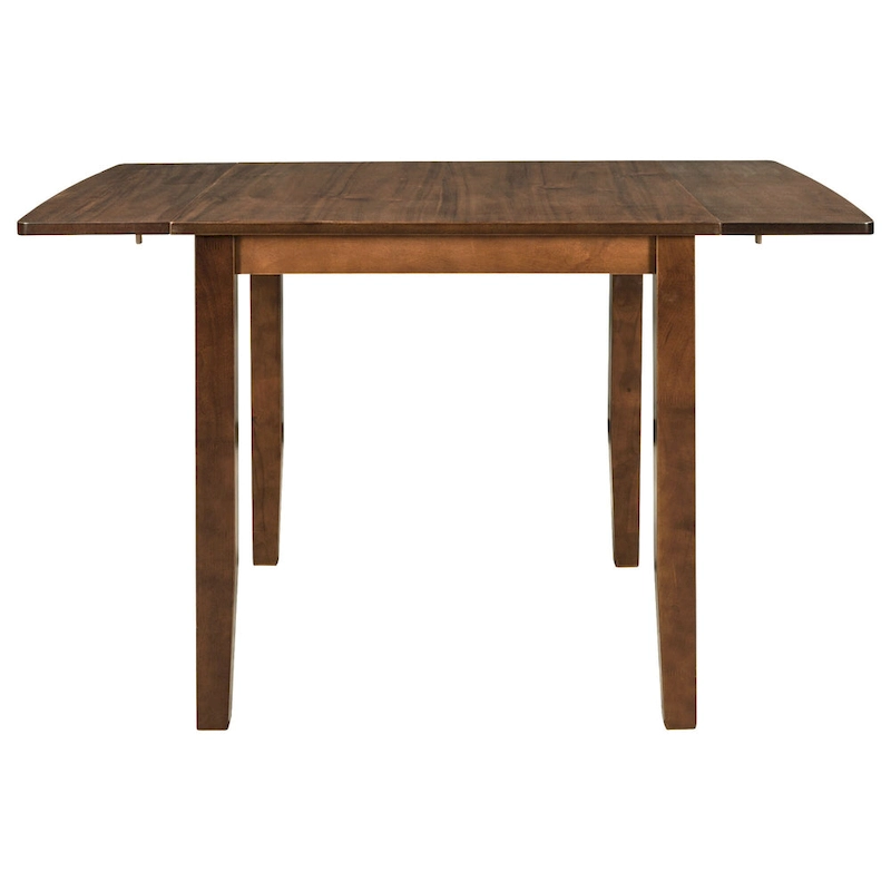 3-Piece Wooden Breakfast Nook Dining Table Set with Drop Leaf Table