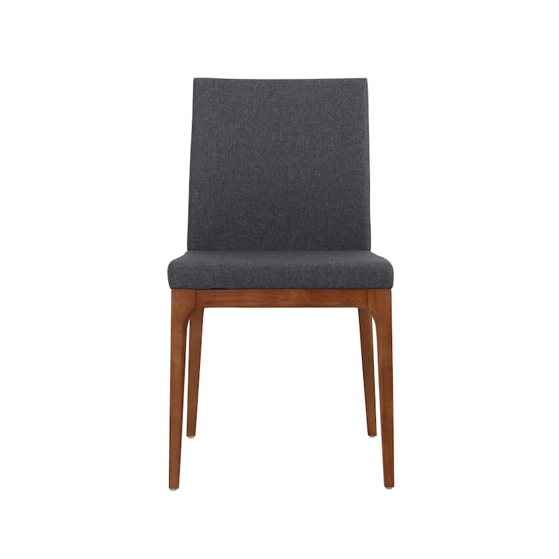 Gervin Recycled Leather Chair,Set of 2