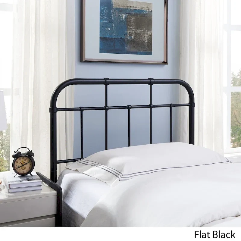 Crombie Industrial Iron Headboard by