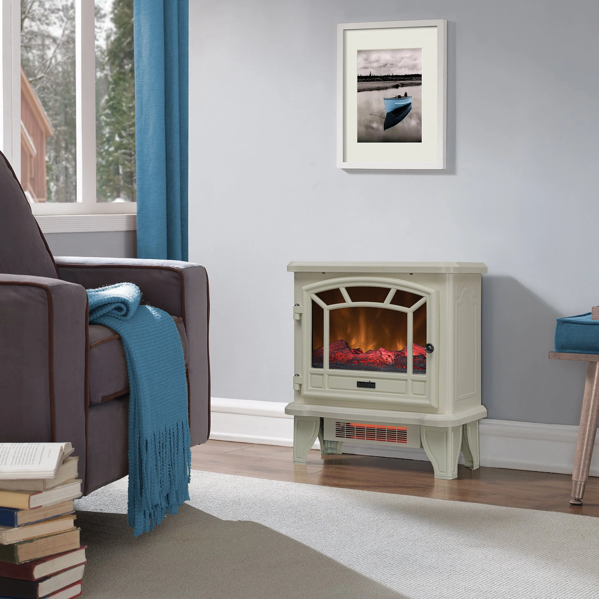 duraflame? 23' Electric Fireplace Stove Heater for up to 1,000sq ft