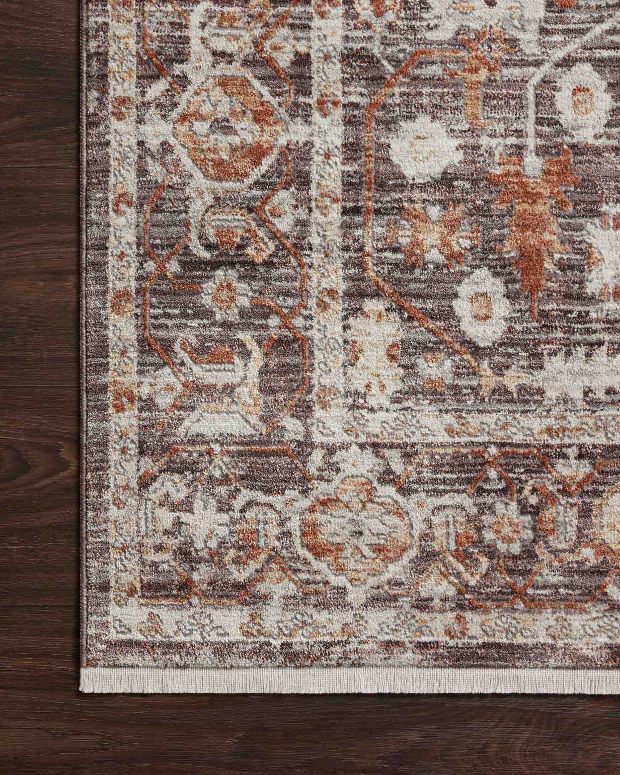 Bonney Charcoal Spice Rug